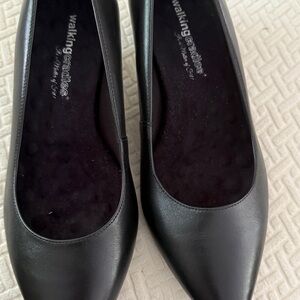 Black pumps - Walking Cradles Black Cashmere Shoes